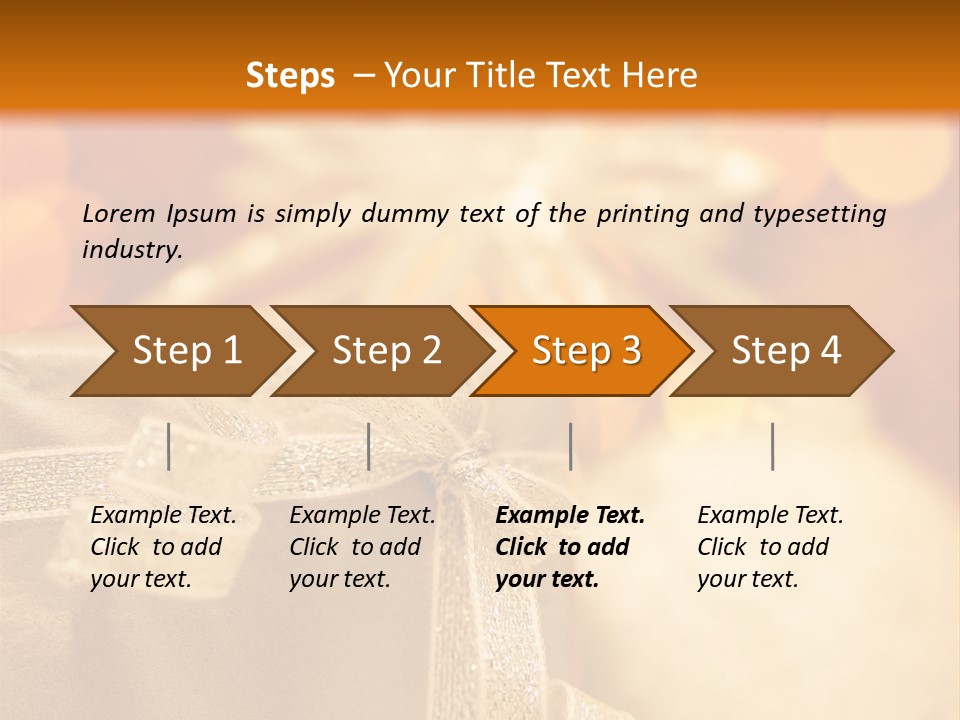 Gift Surprise Festive PowerPoint Template