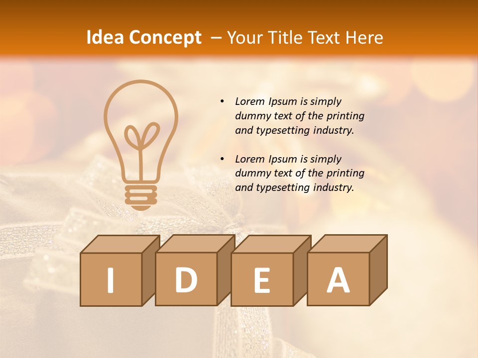 Gift Surprise Festive PowerPoint Template