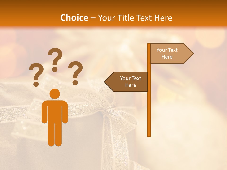 Gift Surprise Festive PowerPoint Template