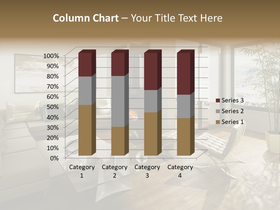 Sunshine Fireplace Winter PowerPoint Template