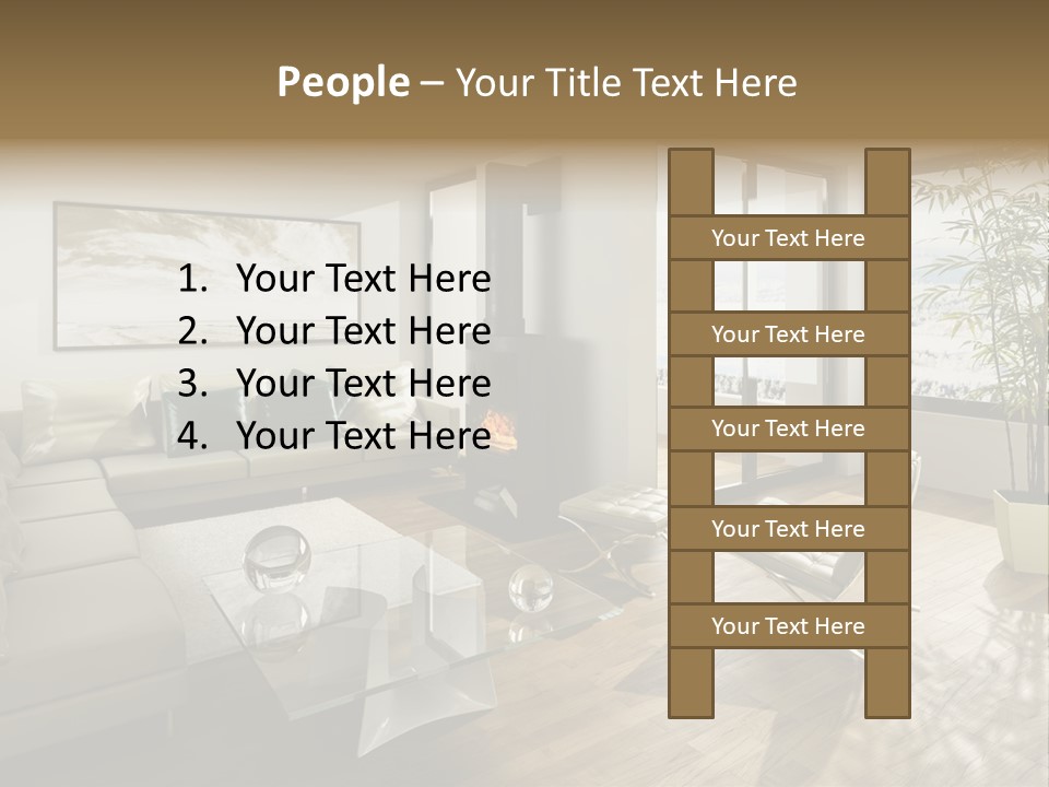 Sunshine Fireplace Winter PowerPoint Template