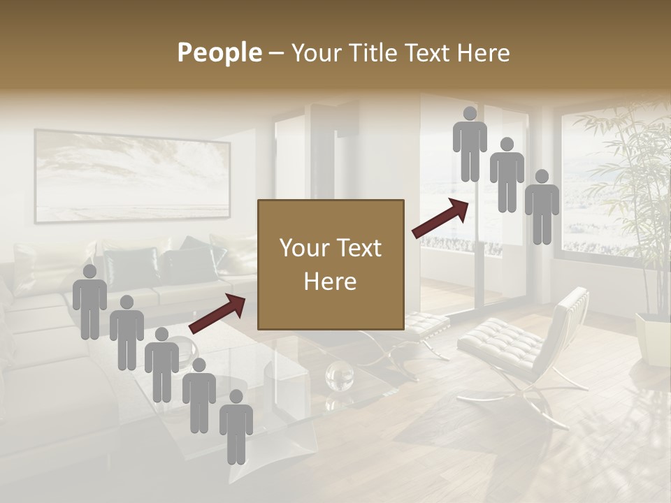 Sunshine Fireplace Winter PowerPoint Template