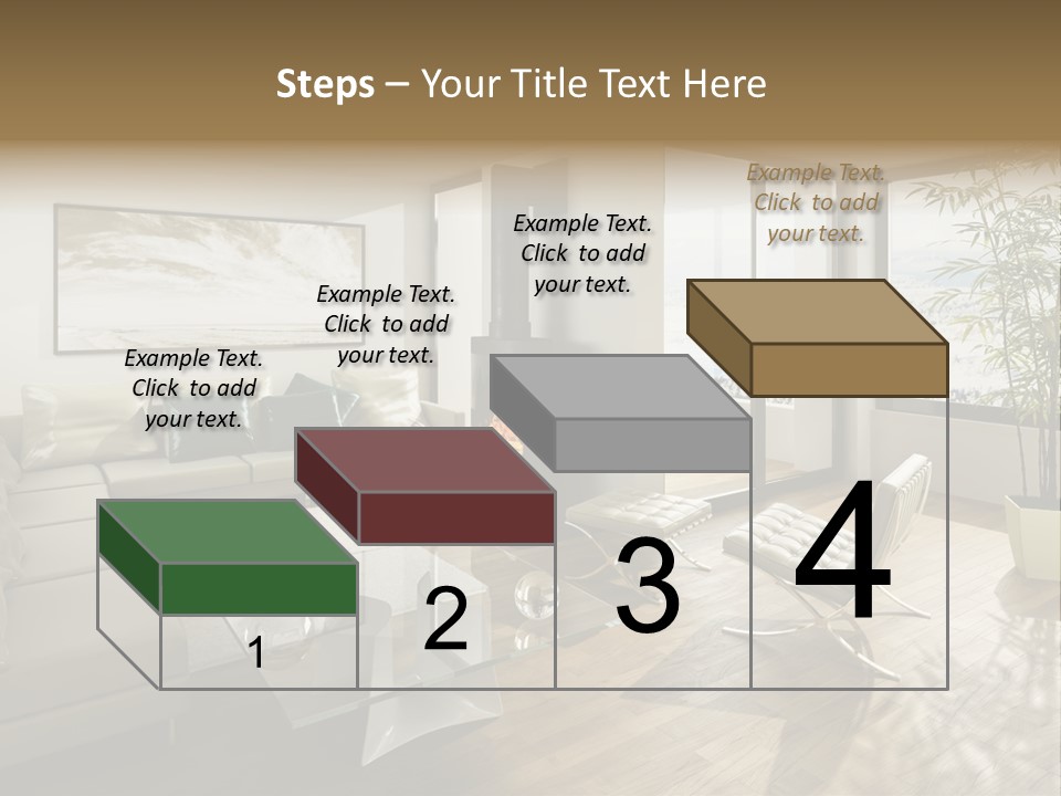 Sunshine Fireplace Winter PowerPoint Template