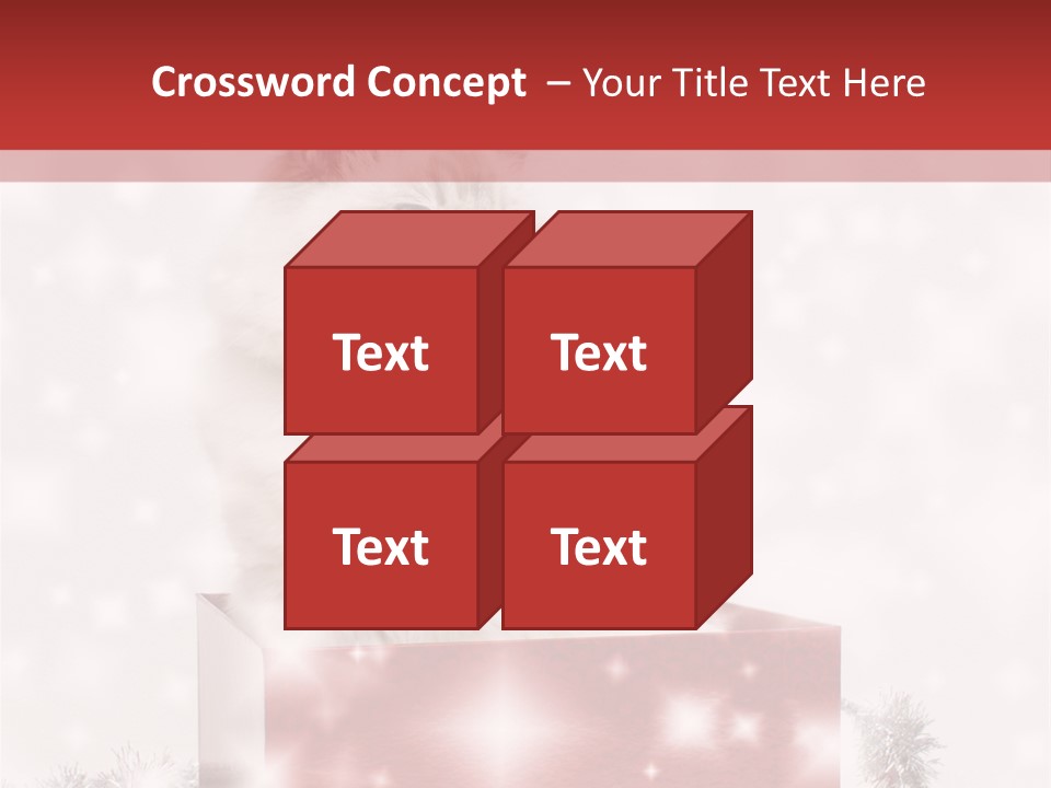 Tag Tinsel Sparkle PowerPoint Template