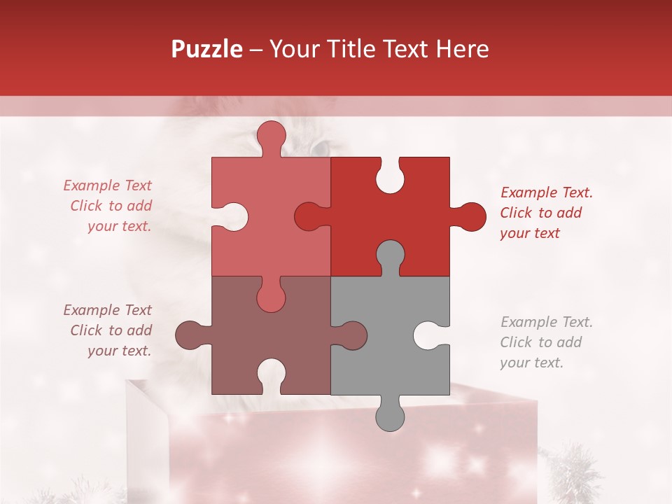 Tag Tinsel Sparkle PowerPoint Template