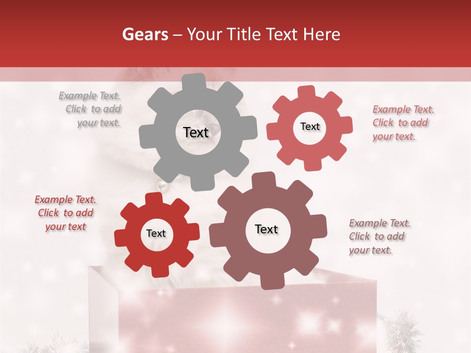 Tag Tinsel Sparkle PowerPoint Template