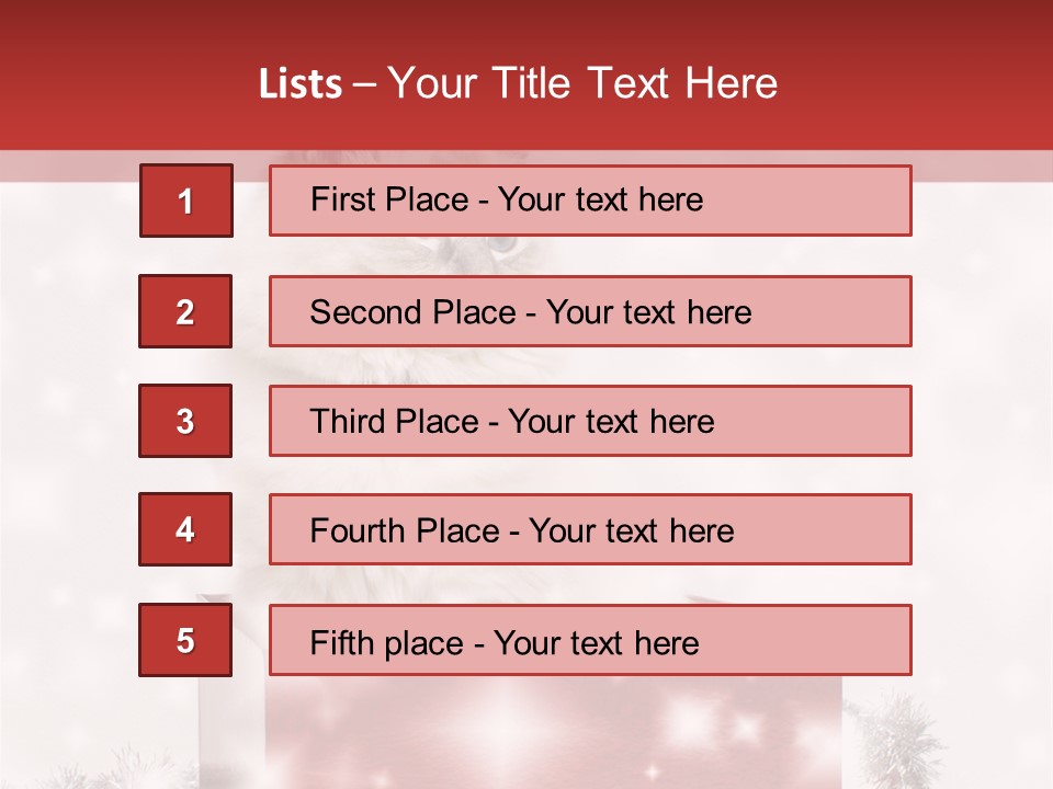 Tag Tinsel Sparkle PowerPoint Template