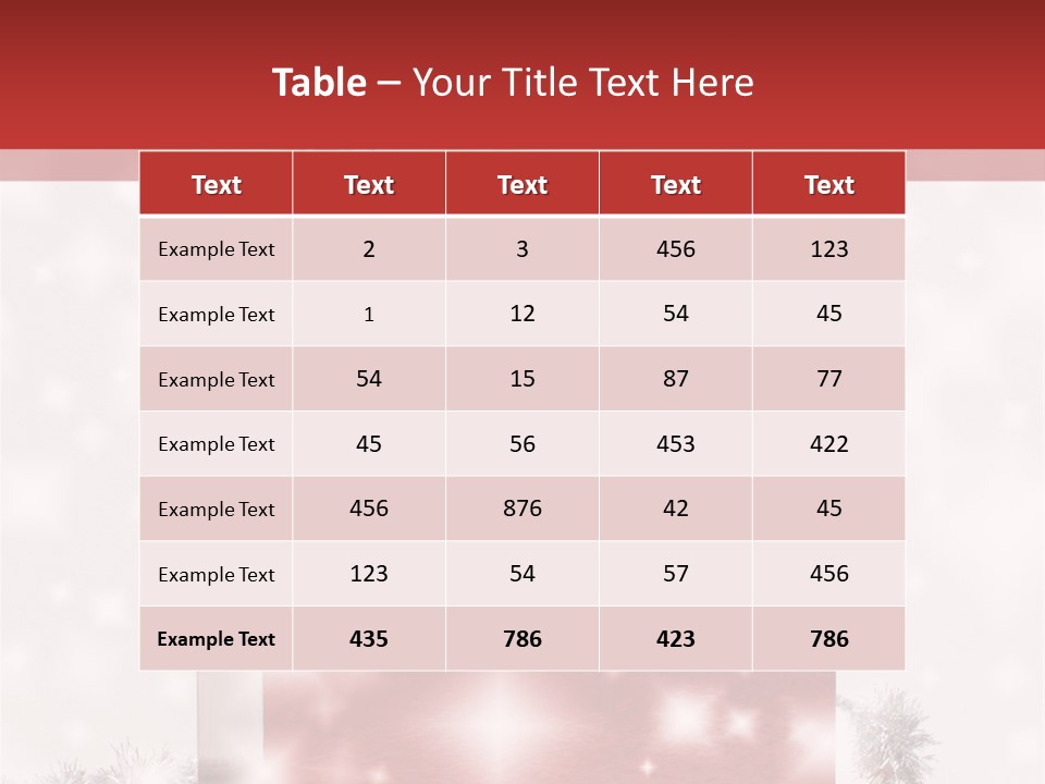 Tag Tinsel Sparkle PowerPoint Template