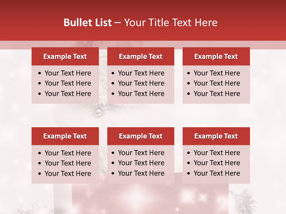 Tag Tinsel Sparkle PowerPoint Template