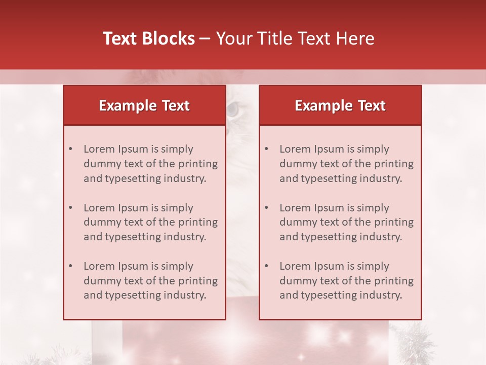 Tag Tinsel Sparkle PowerPoint Template