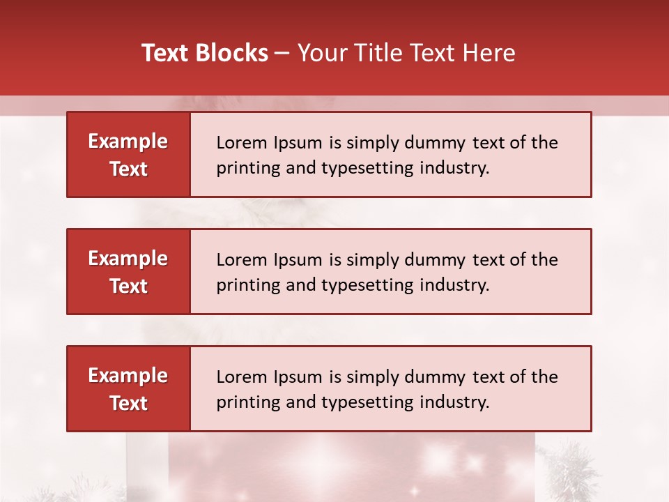 Tag Tinsel Sparkle PowerPoint Template