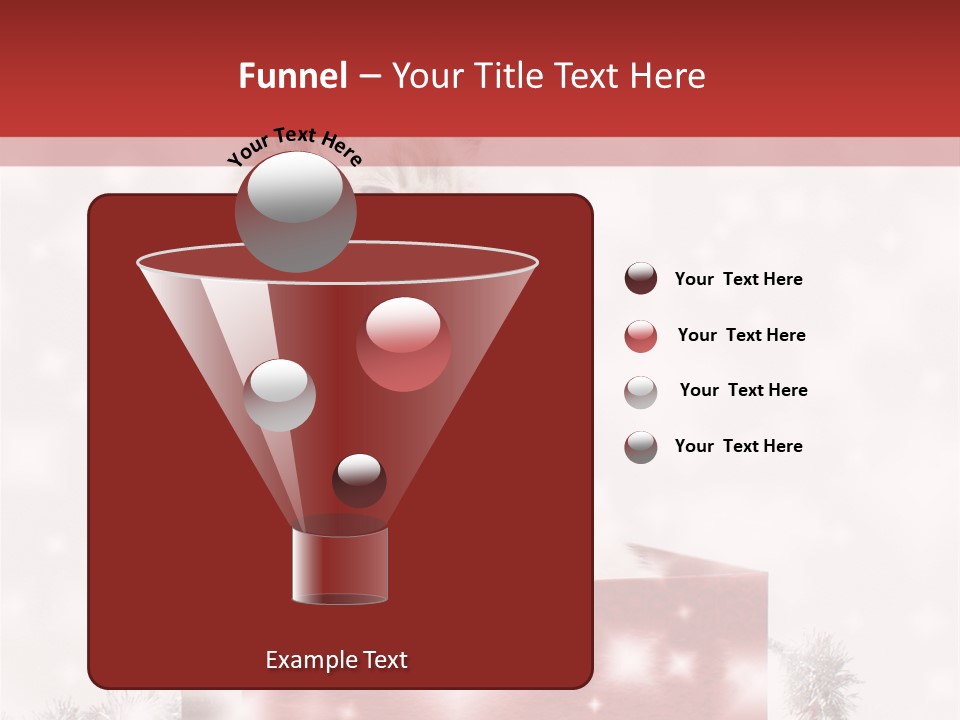 Tag Tinsel Sparkle PowerPoint Template