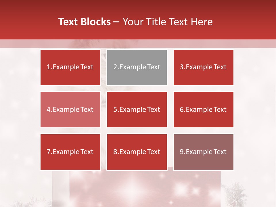 Tag Tinsel Sparkle PowerPoint Template