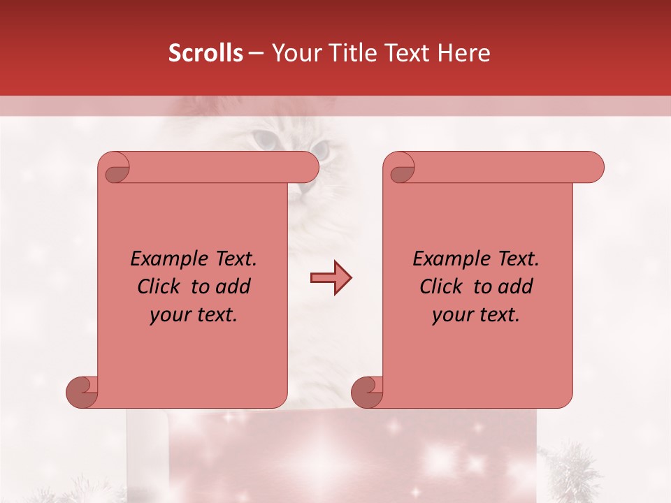 Tag Tinsel Sparkle PowerPoint Template