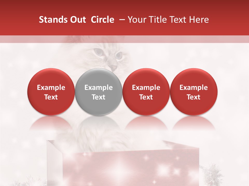 Tag Tinsel Sparkle PowerPoint Template
