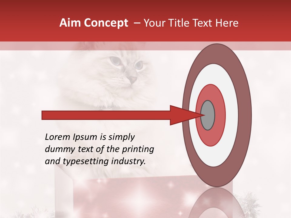 Tag Tinsel Sparkle PowerPoint Template