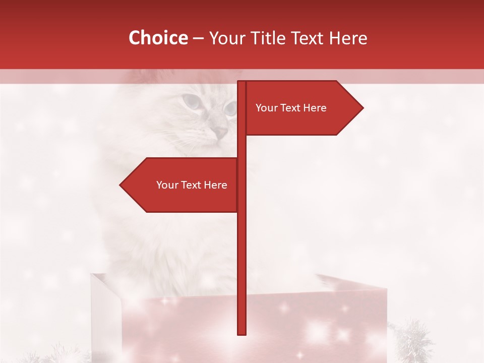 Tag Tinsel Sparkle PowerPoint Template