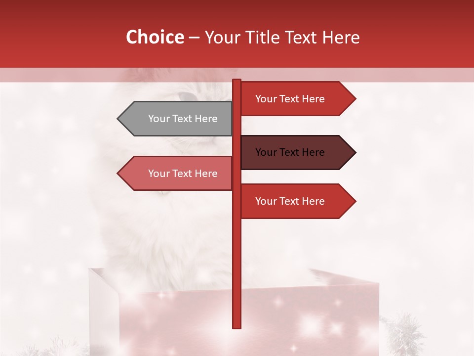 Tag Tinsel Sparkle PowerPoint Template