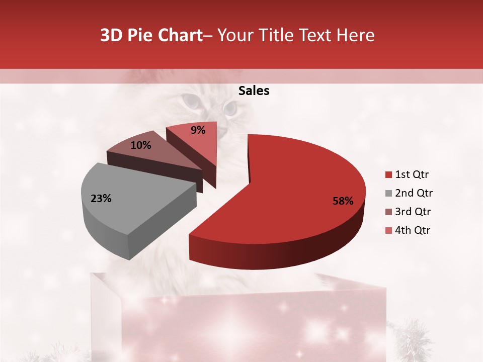 Tag Tinsel Sparkle PowerPoint Template