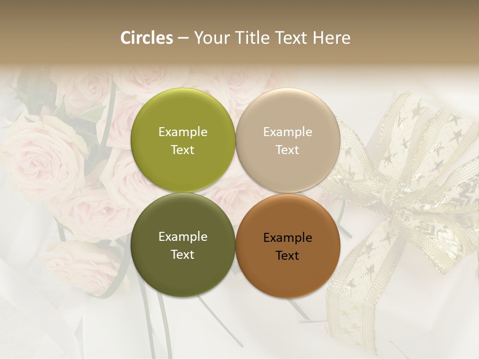 Valentine Gold Romance PowerPoint Template