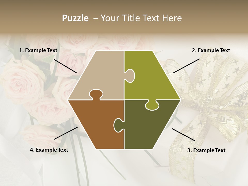 Valentine Gold Romance PowerPoint Template