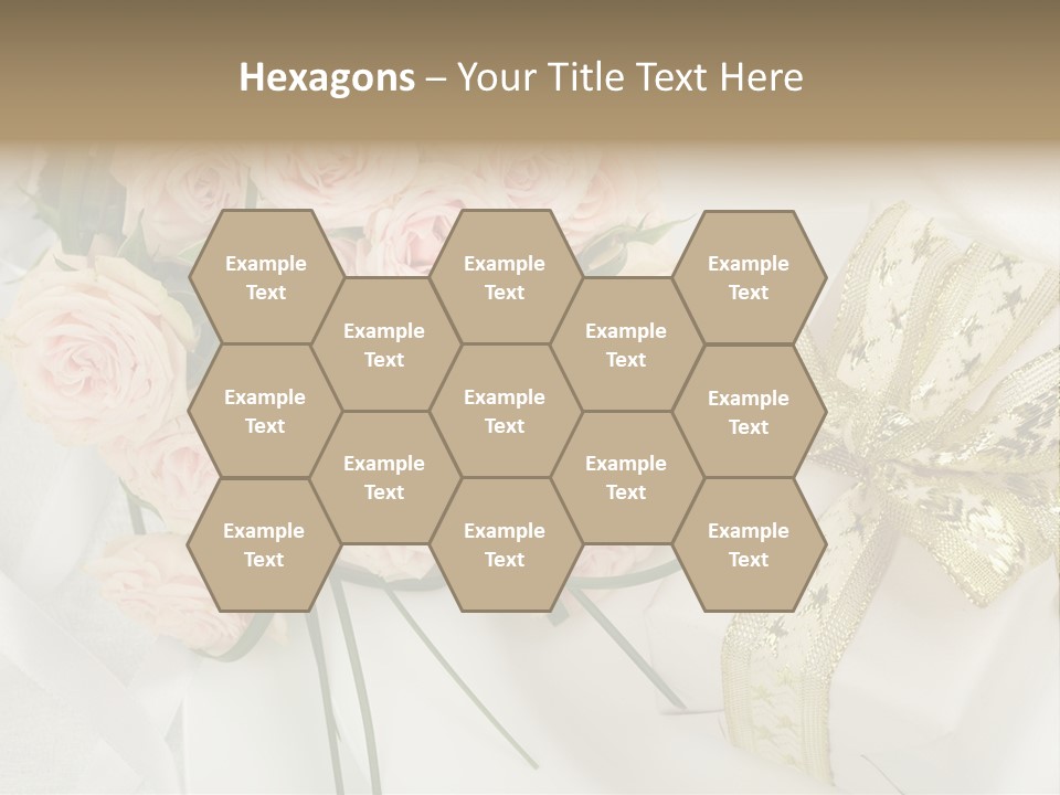 Valentine Gold Romance PowerPoint Template