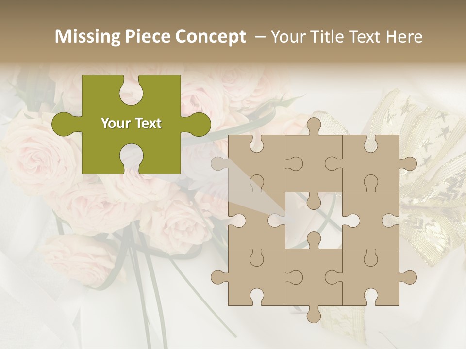 Valentine Gold Romance PowerPoint Template