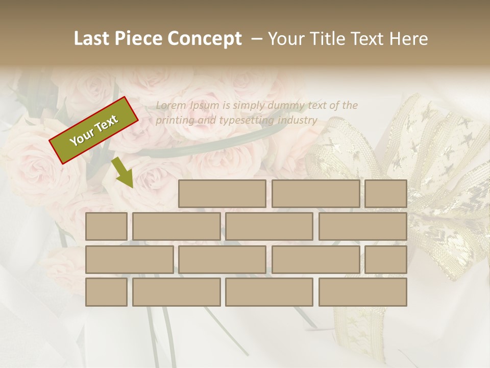 Valentine Gold Romance PowerPoint Template