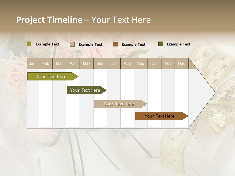 Valentine Gold Romance PowerPoint Template