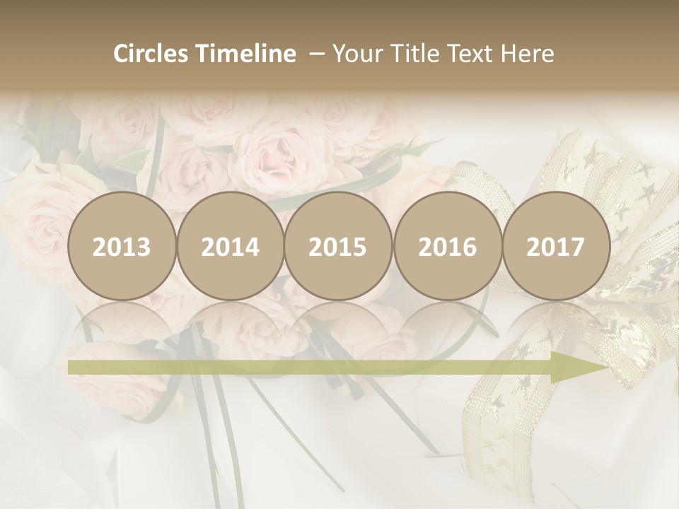 Valentine Gold Romance PowerPoint Template