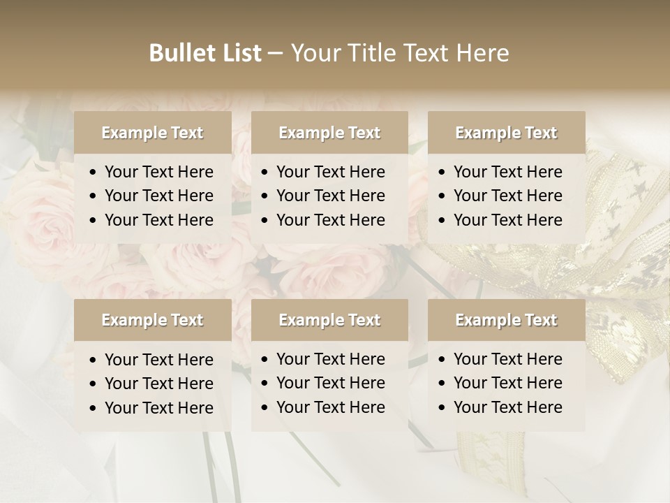 Valentine Gold Romance PowerPoint Template