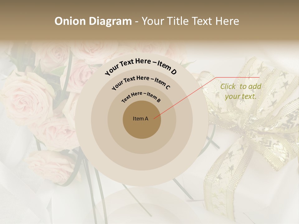 Valentine Gold Romance PowerPoint Template