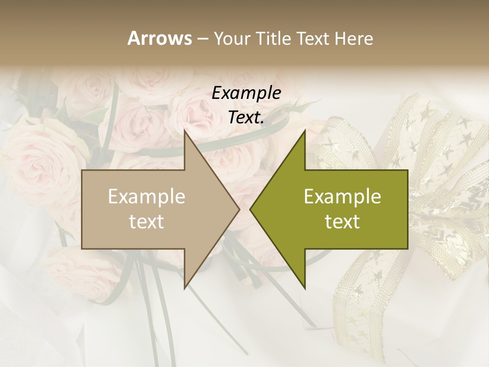 Valentine Gold Romance PowerPoint Template