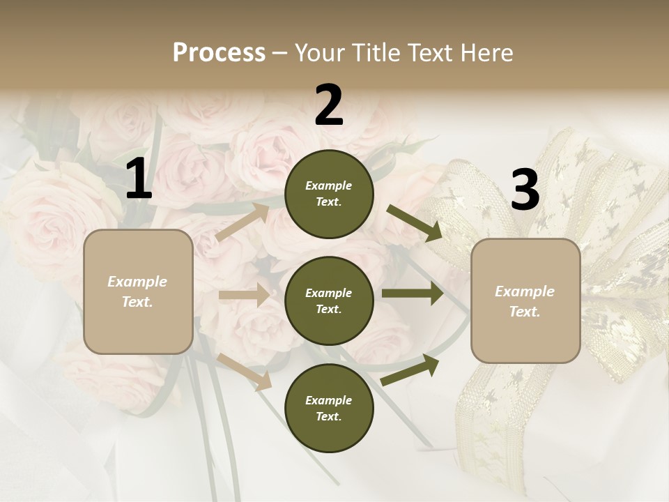 Valentine Gold Romance PowerPoint Template