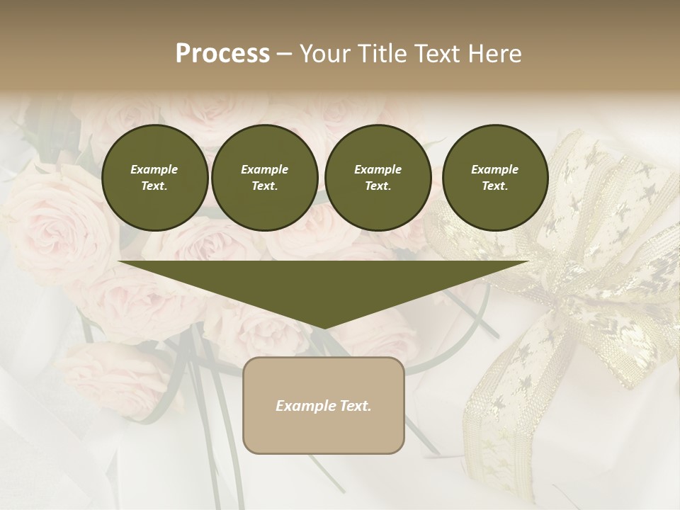Valentine Gold Romance PowerPoint Template