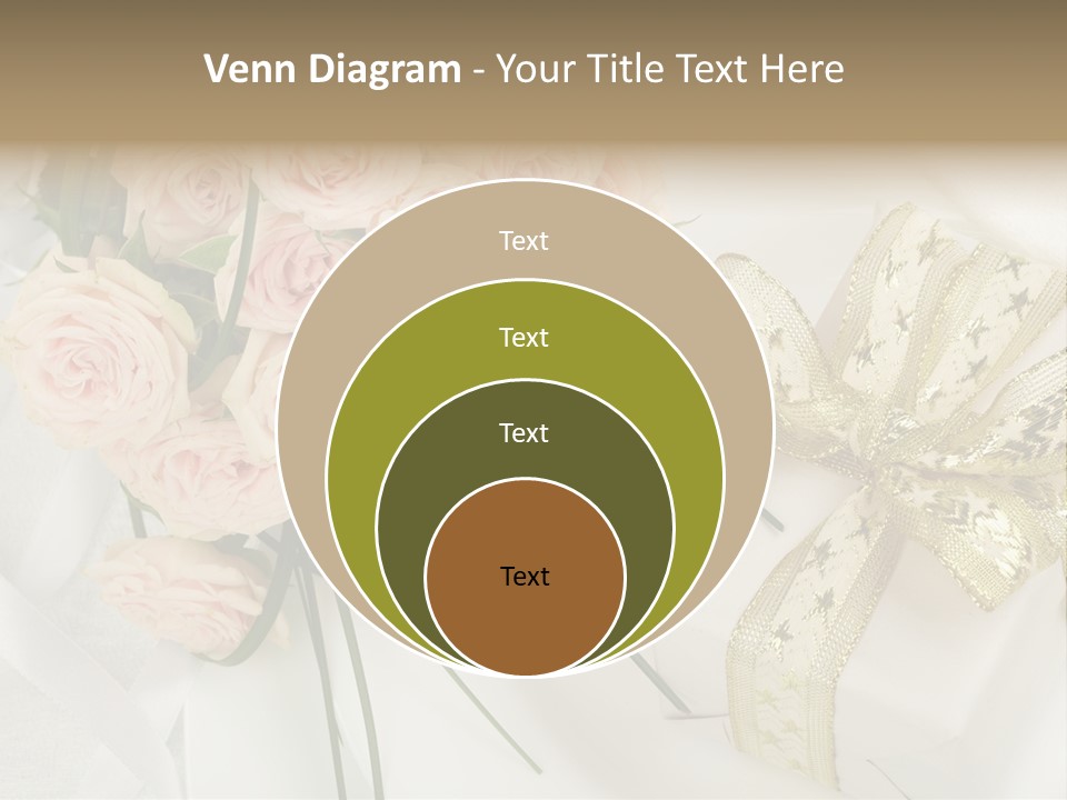 Valentine Gold Romance PowerPoint Template