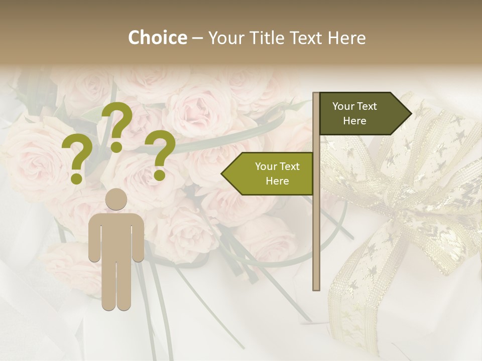 Valentine Gold Romance PowerPoint Template