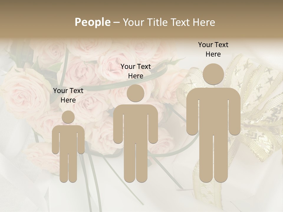 Valentine Gold Romance PowerPoint Template