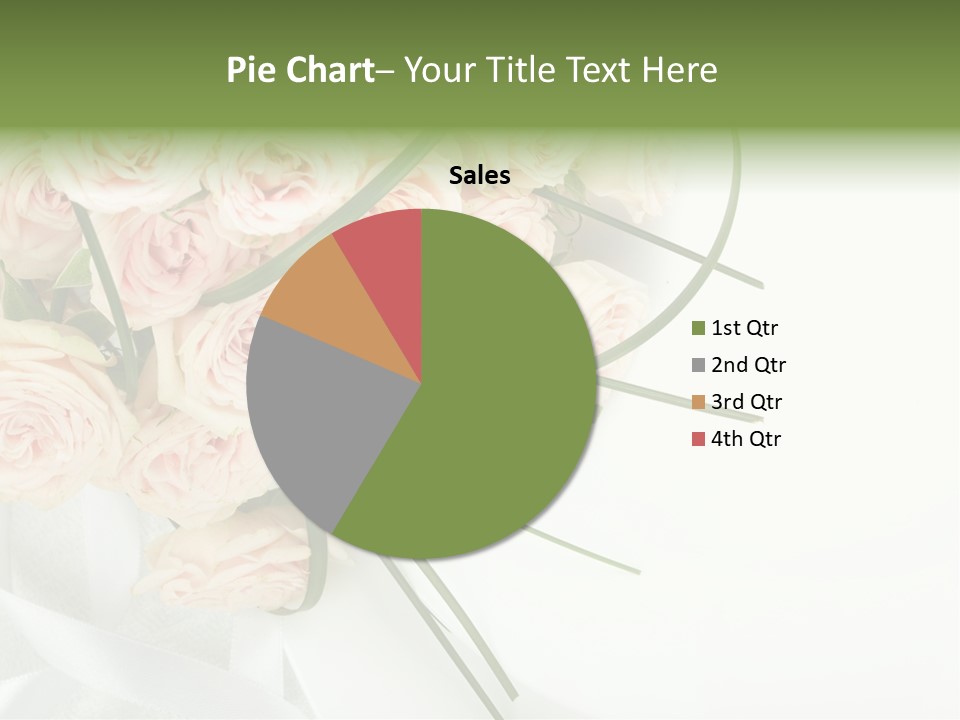 Rose Fresh Bouquet PowerPoint Template