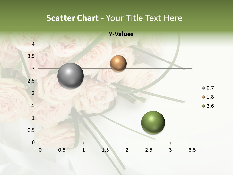 Rose Fresh Bouquet PowerPoint Template