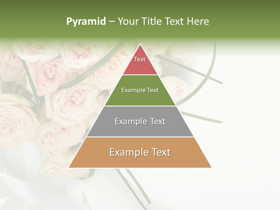 Rose Fresh Bouquet PowerPoint Template