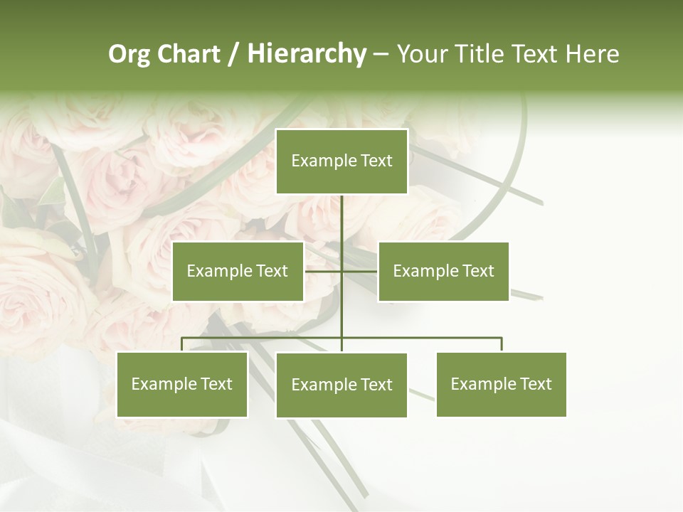 Rose Fresh Bouquet PowerPoint Template