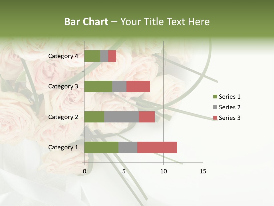 Rose Fresh Bouquet PowerPoint Template