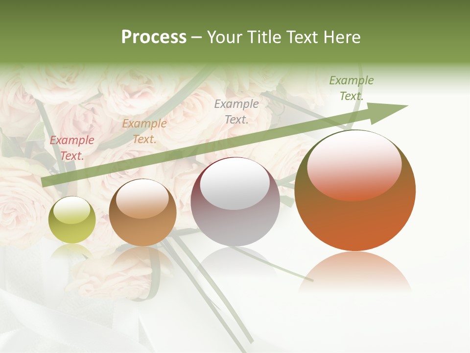 Rose Fresh Bouquet PowerPoint Template