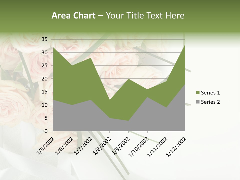 Rose Fresh Bouquet PowerPoint Template
