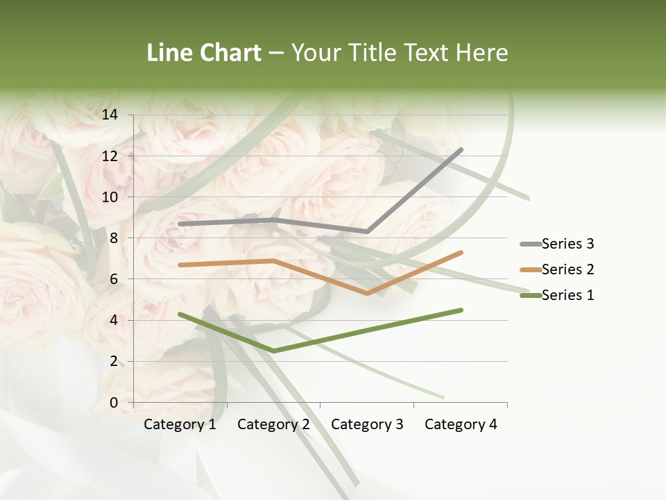Rose Fresh Bouquet PowerPoint Template