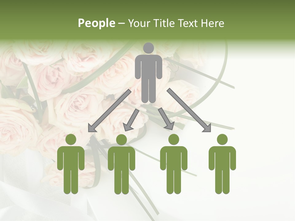 Rose Fresh Bouquet PowerPoint Template