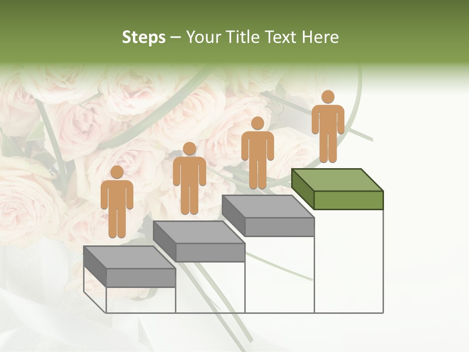 Rose Fresh Bouquet PowerPoint Template