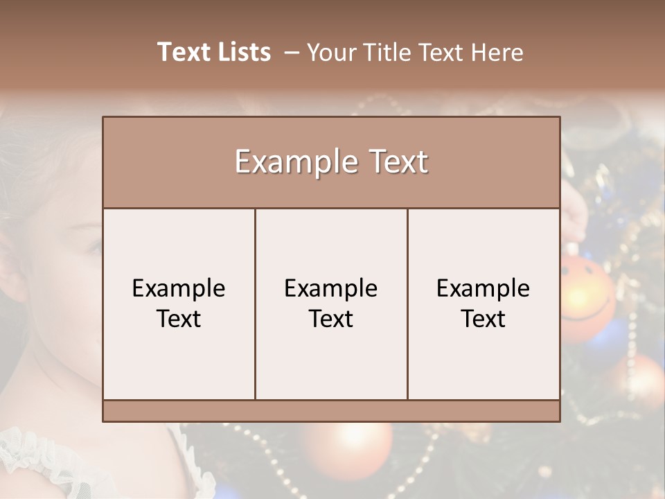 Anticipation Decorating Celebration PowerPoint Template