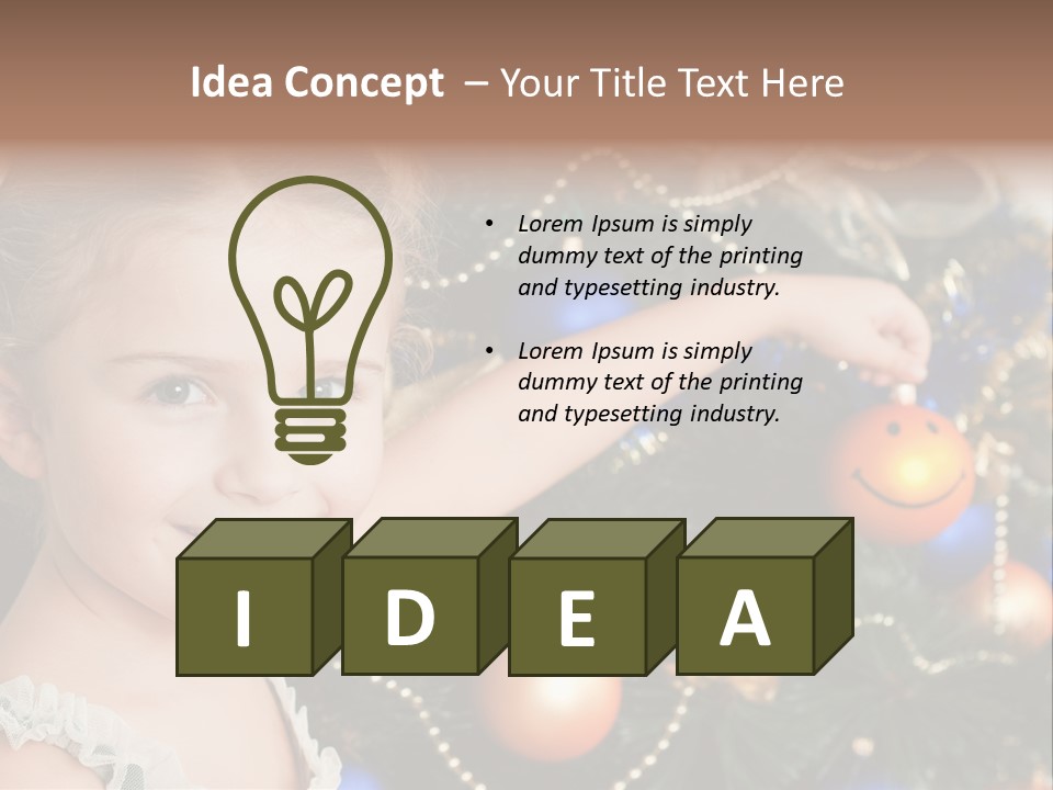 Anticipation Decorating Celebration PowerPoint Template